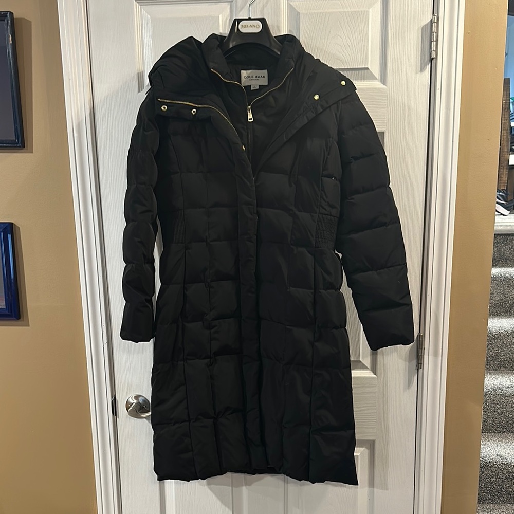 Cole Haan Black Puffer Jacket